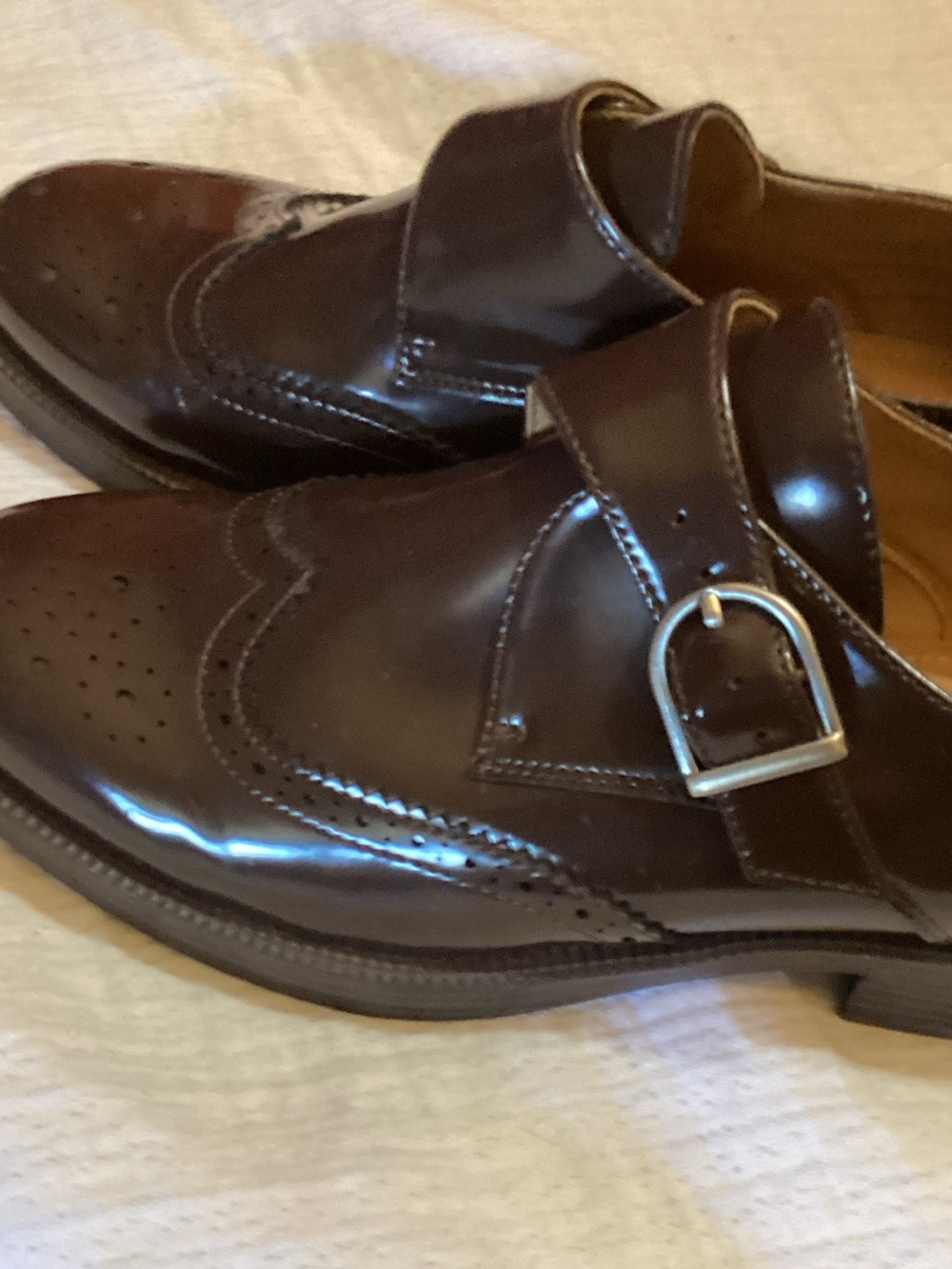 Brogue Monk Strap Oxfords Nine West - Picture 5 of 6
